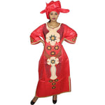 African Clothing For Women Bazin Embroidery Dashiki Design Long Dress X21251