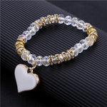 Zoshi Romantic Vintage Bracelets For Women Heart Pendant Bracelets with Q50182