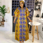 H&D African Clothes For Women Tradition Dress Embroidery Bazin Wedding Party Dress Ankara Robes Trads Wears African Clothes 2024