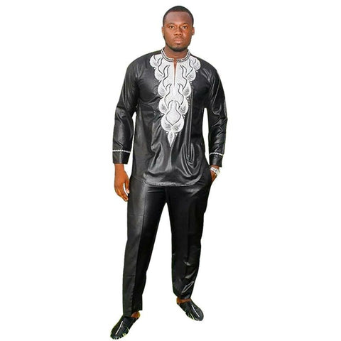 African Clothes Dashiki Traditional Mens Clothing Long Sleeves