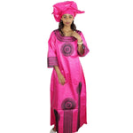 African Clothing For Women Embroidered Bazin Riche Dashiki African Fabric X21276