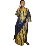 African Clothing For Women New Bazin Embroidery Design Long Dress  X21267