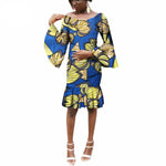 African Women Clothing Mini Mermaid Party Dresses African Bazin Riche X11102