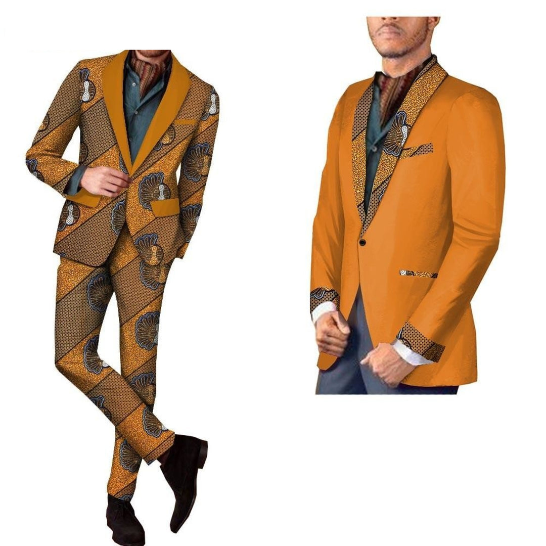 Outlets MAKU African Print Mens Suit | African Clothing for Men