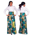 Dashiki African Print High Waist Loose Straight Pants for X11116