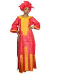 African Clothing For Women Embroidery Long Dress Bazin Riche Design with X21268