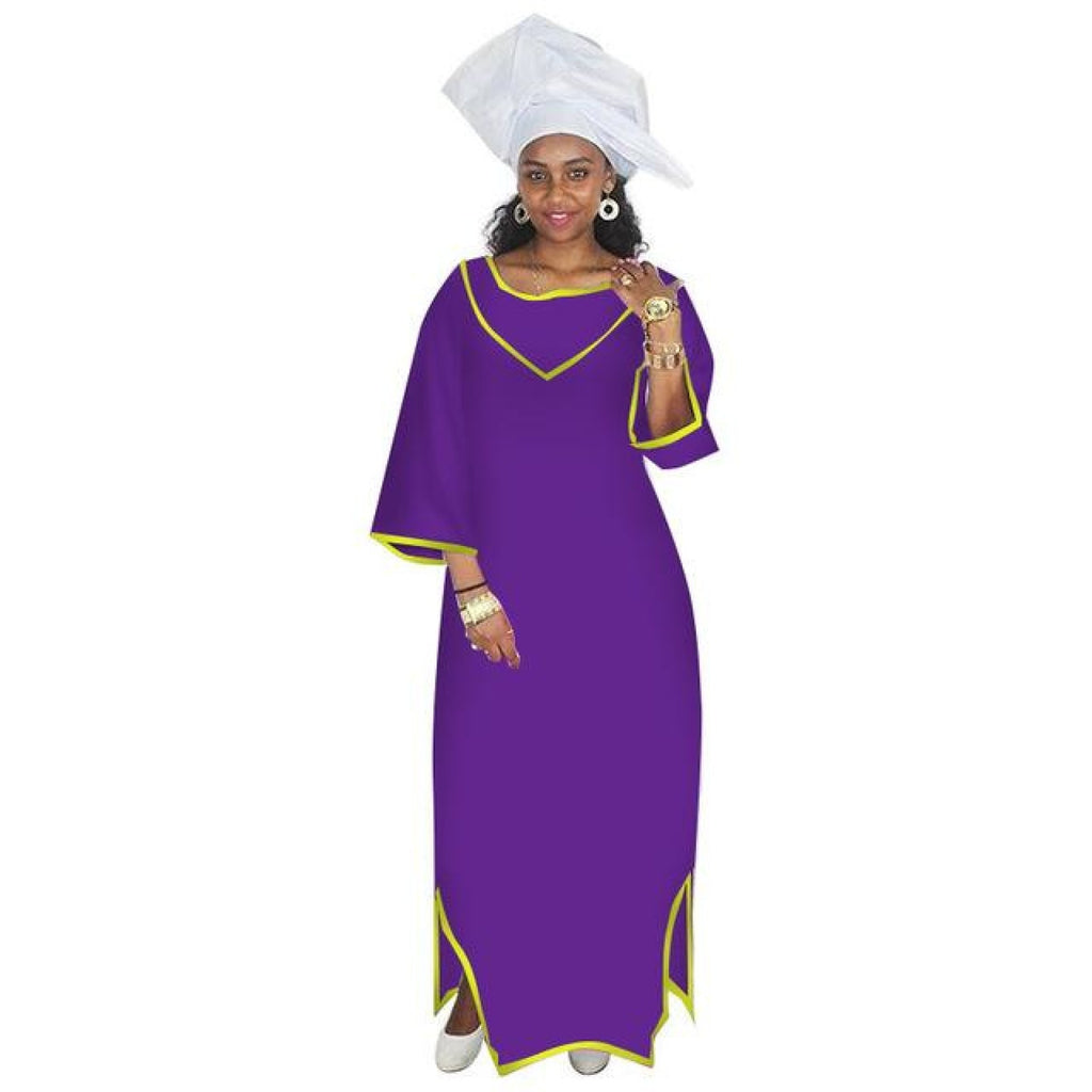 African Dresses for Women - Half Sleeve Maxi X11369 – Afrinspiration