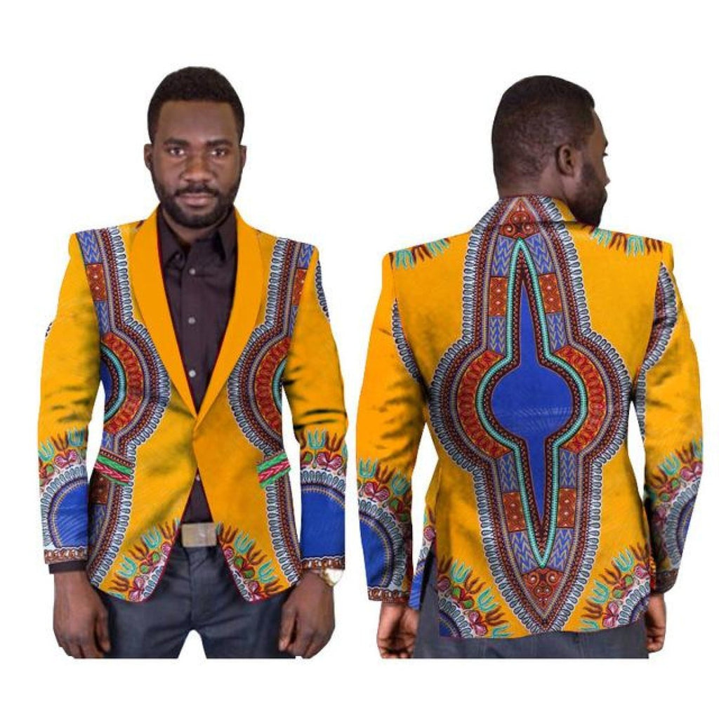 Ankara top blazer for men – Afrinspiration