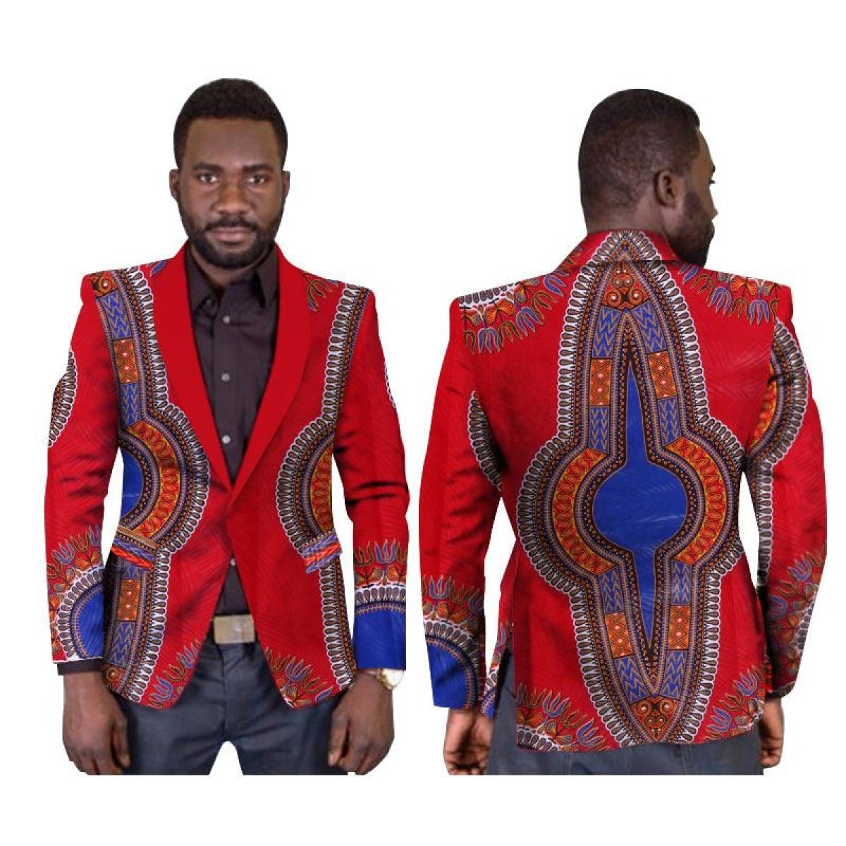 Ankara top blazer for men – Afrinspiration