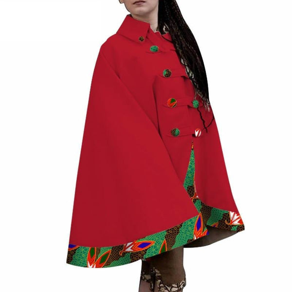 Dashiki Africa Clothing Trench coat Outwear for Women X10412