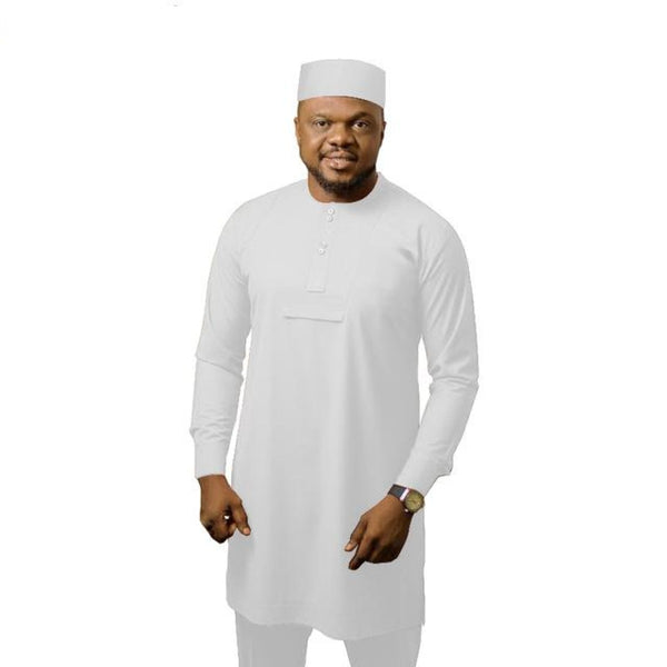 African Style for Men Long Sleeve 2-Piece Set Senator  Design Y31859