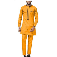 African Men Style Senator Long Sleeve 2-Piece Set Y31856