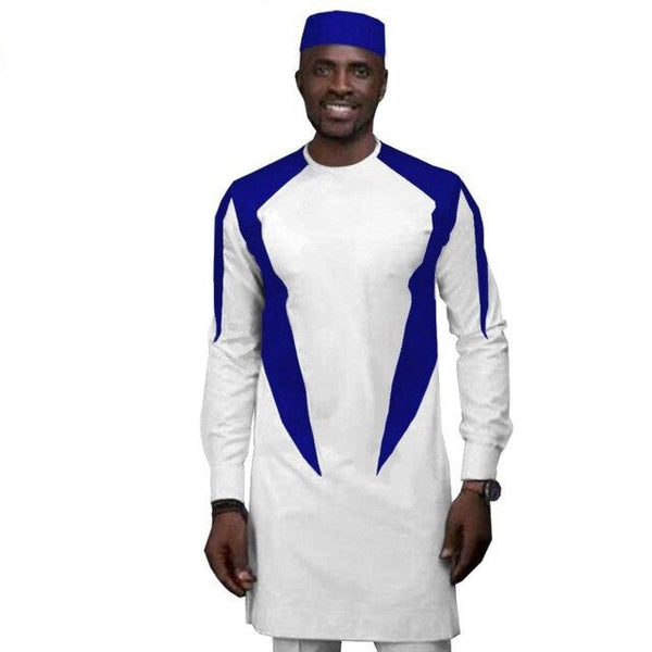 African Clothing for Men Long Sleeve 2-Piece Set Senator Style Y31861