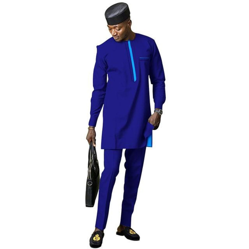African Men Dashiki 2-piece Senator Clothing Set for Men Y31831 ...
