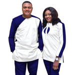 African Couples Dashiki 2-piece Senator Set for Family V31829