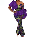 Africa Print 2-Piece Top and Pant Sets for Women  X12063