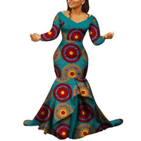 Dashiki African Print Party Dress for Women WY5759  X12060