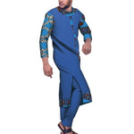 Long-Top Customized Africa Style Pants Suits for Men   Y12053