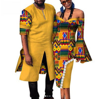 Africa Style Couple Clothes for Matching Lovers V12088