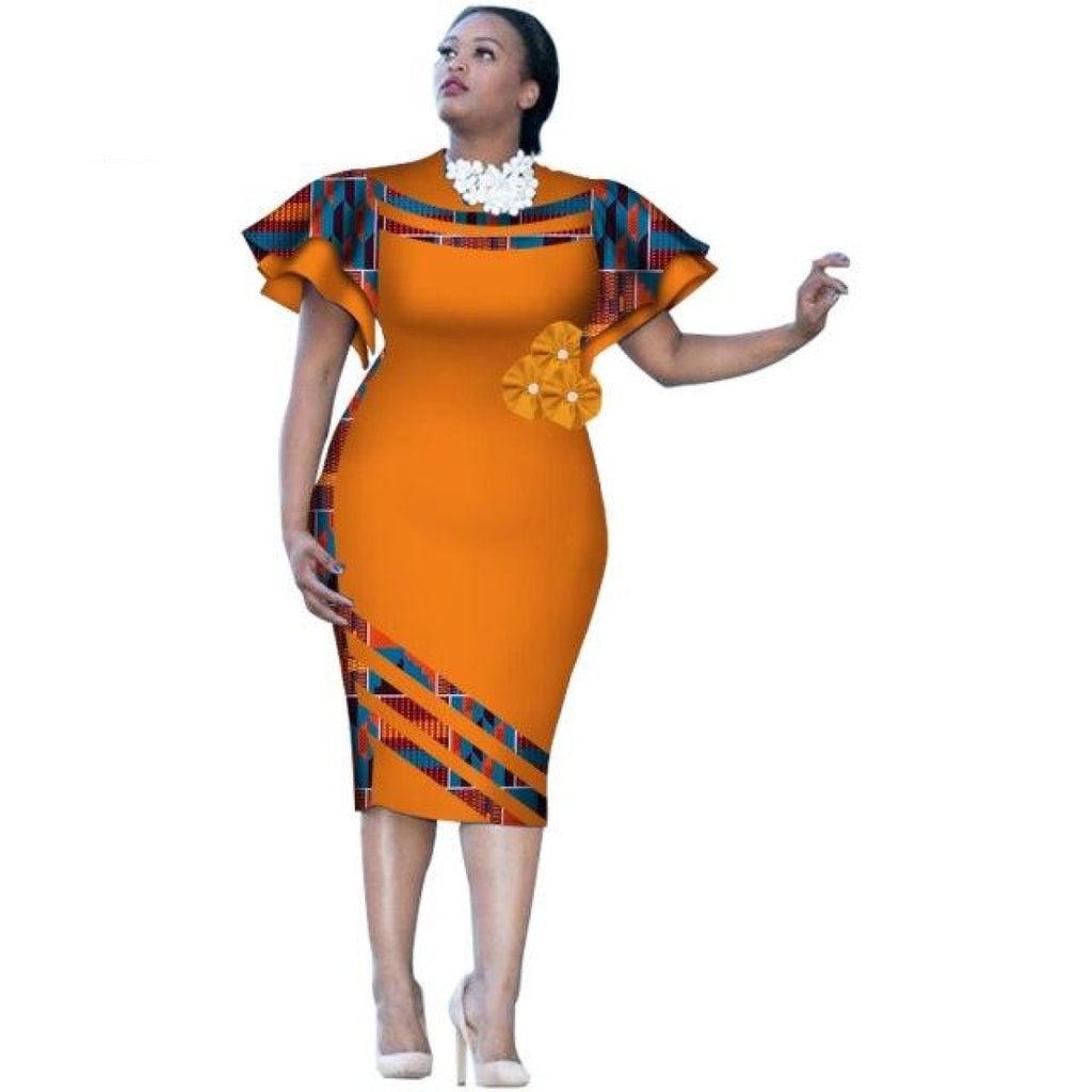 Colorful African print dress / African dress / Ankara midi dress / African  print dress for women / African clothing / African dresses - Mahiber | 2024