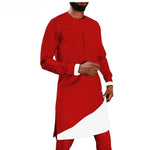 African Clothing for Men Senator 2-Piece Set Long Sleeve Style Y31884