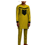 African Nigeria Senator Design 2-Piece Shirt and Pant for Men Y31844