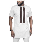 African Style for Men Senator 2-Piece Set Short Sleeve Design Y31887