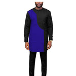 African Style Men Senator Long Sleeve 2-Piece Set Y31855