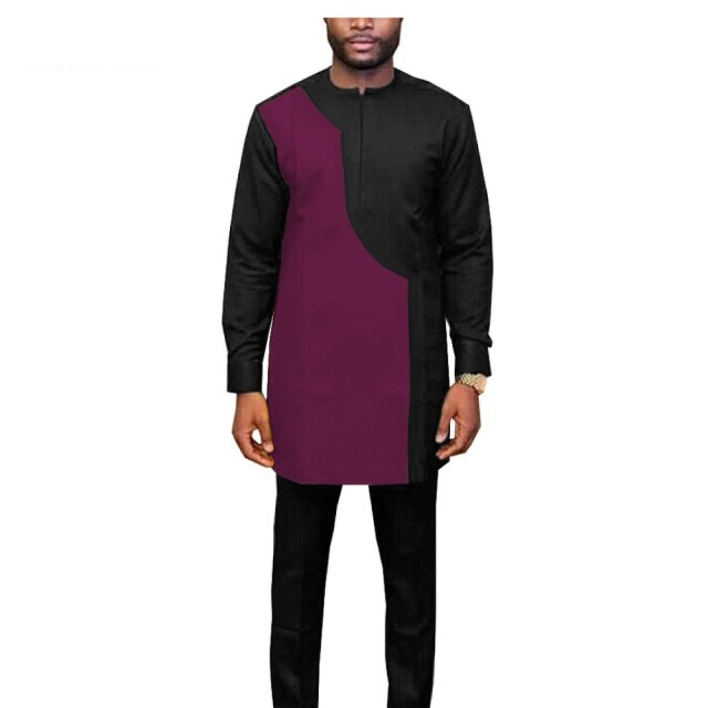 African Style Men Senator Long Sleeve 2-Piece Set Y31855 – Afrinspiration