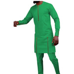 African Senator Clothing Long Sleeve 2-Piece Set for Men Y31846