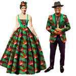 African Clothing For Family Couple Dashiki Cotton Print Man Blazer Woman V11668