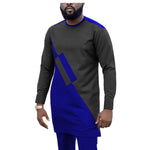 African Men Clothing Senator 2-Piece Set Long Sleeve Design Y31878