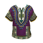 Traditional African Fashion Dashiki Floral Dress T00449