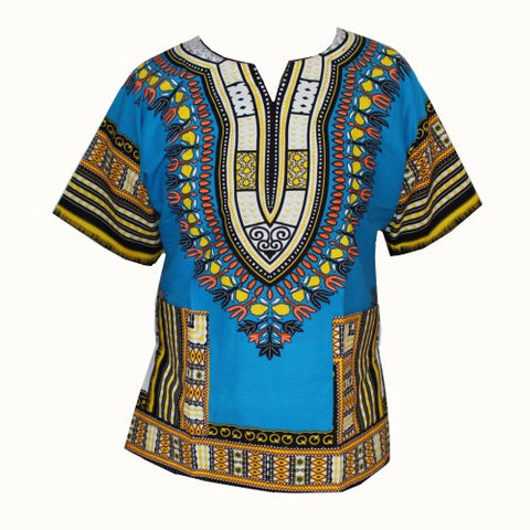 Traditional African Fashion Dashiki Floral Dress T00449