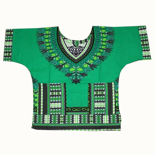 Dashiki Traditional African Clothing T-shirt For Boys and W11714