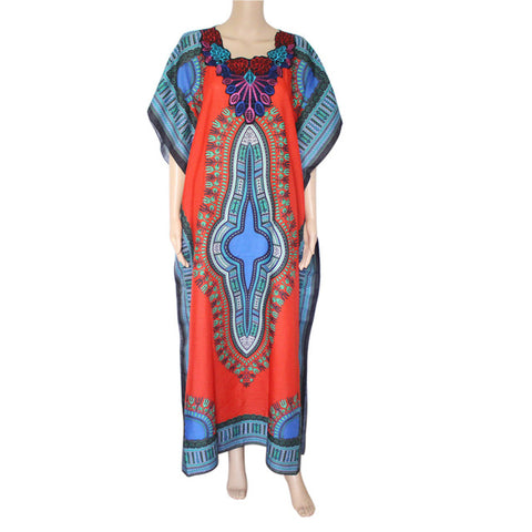 New Women Indie Folk Dashiki Dress Fashion Traditional African Print M ...