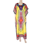 New Women Indie Folk Dashiki Dress Fashion Traditional African Print Maxi X40319